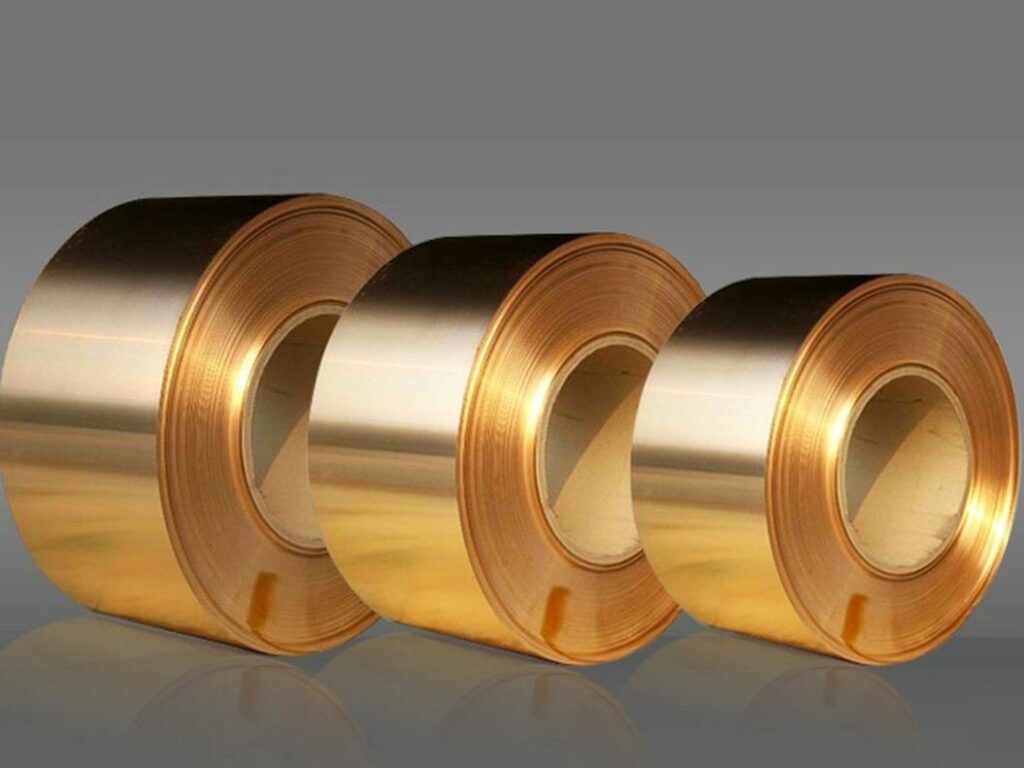 Бронзовая лента 1 мм БрОЦС4-4-6 ГОСТ 1761-2016