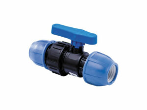 Кран шаровый ПНД 2х2 мм внутр/нар резьба компрессионный