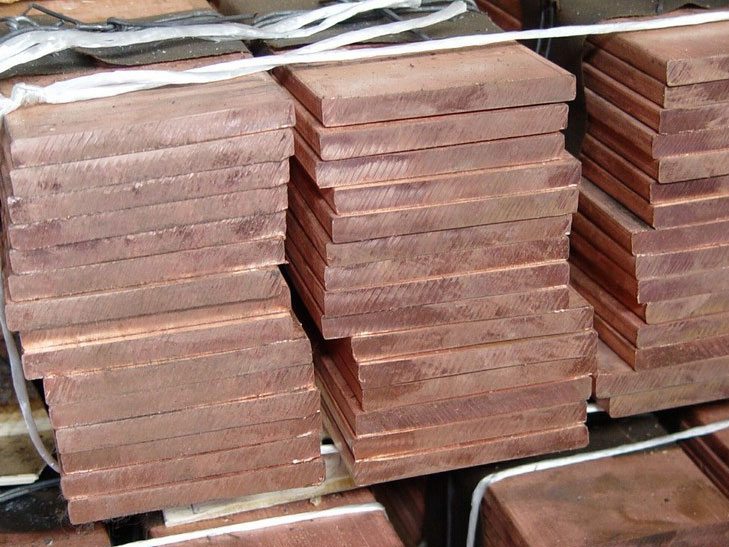 Медная плита горячекатаная 1000 мм 400 мм 41 мм М1 ГОСТ 1173-2006