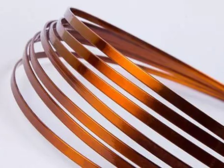 Медная проволока прямоугольная 9.5 мм 5.6 мм ПММ ГОСТ 434-78