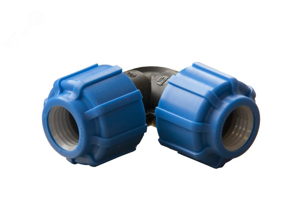 Отвод ПНД компрессионный 50 х 1 1/4" с внутренней резьбой