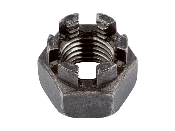 Шестигранные гайки корончатые 16 мм 2 мм 20.8 мм 4.5 мм ГОСТ 5918-73