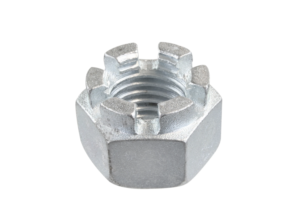 Шестигранные гайки прорезные 14 мм 2 мм 17.8 мм 3.5 мм ГОСТ 5918-73