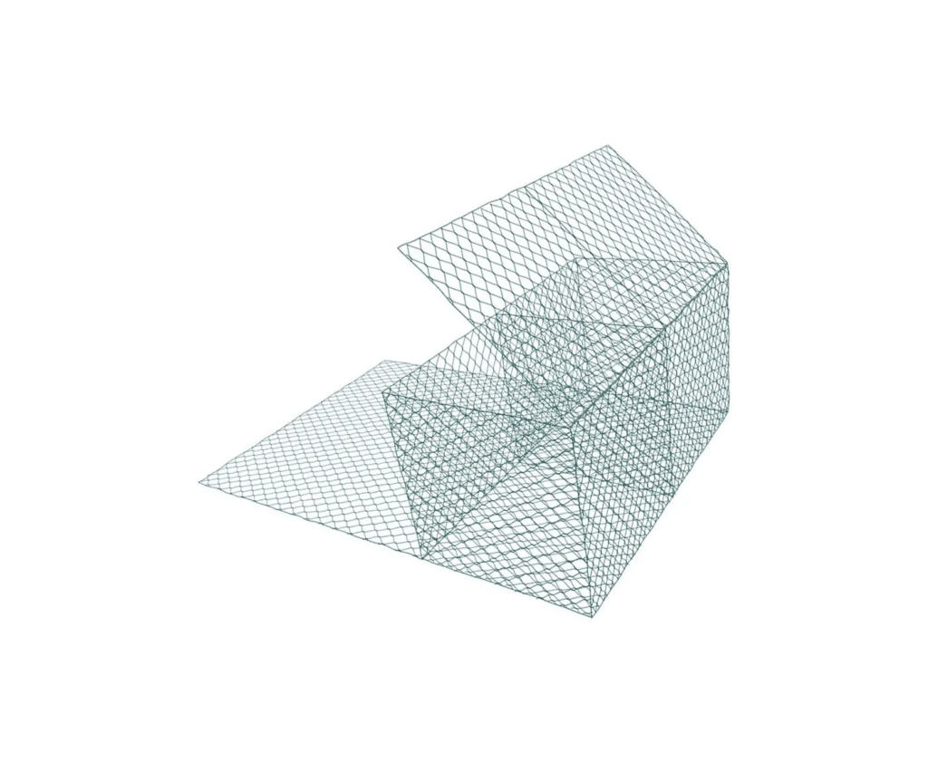 Система Террамеш 3 м 2 м 1 м 3.7 мм 8x10 см Gaflan ТУ 1275-026-42873191-2017