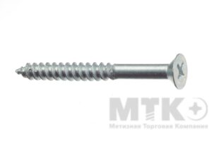 Шурупы с потайной головкой ГОСТ 1145 оцинкованные (5,0 x 40)